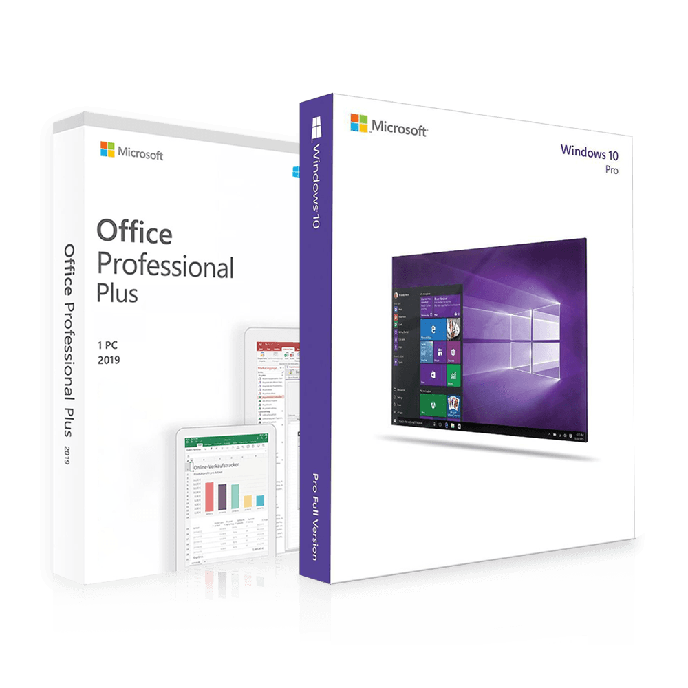 Microsoft Office 2019 Professional + Windows 10 Professional | Combo