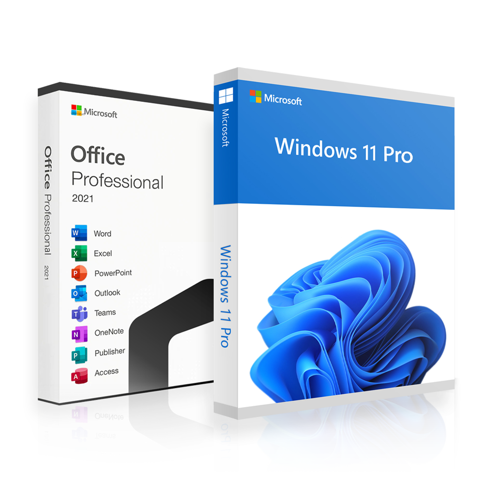 Office 2021 Professional + Windows 11 Professional | Combo | 2 für 1